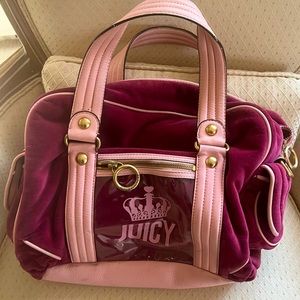 Vintage Juicy Couture travel bag/tote bag